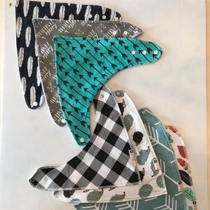 Set of 7 bibs